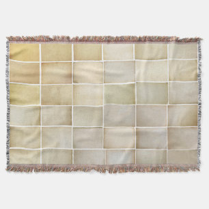 Vintage collection: old paper set. throw blanket