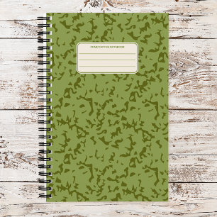 Vintage Color Marble Pattern Speckled Notebook