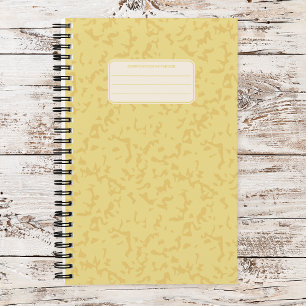 Vintage Color Marble Pattern Speckled Notebook