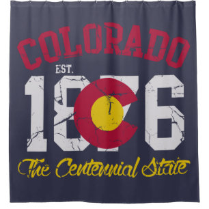 Vintage Colorado Centennial State Flag