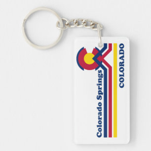  Vintage Colorado Springs Keychain
