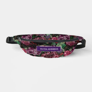 Vintage coloré Floral monogrammed