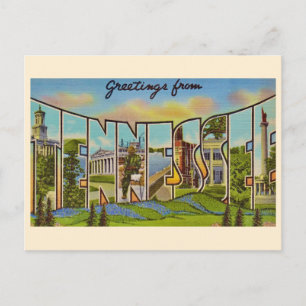 Vintage Colorful  Tennessee Postcard