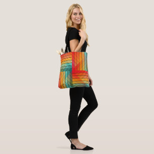 VINTAGE COLORFUL TONE TOTE BAG