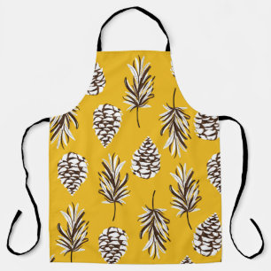Vintage Colour Autumn Nature Elements Apron