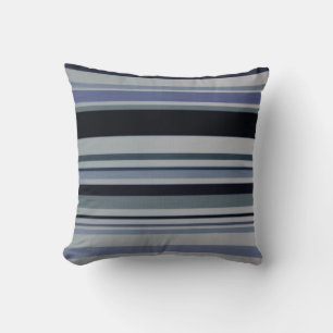 Vintage Colour Patterns Stripes Pillow