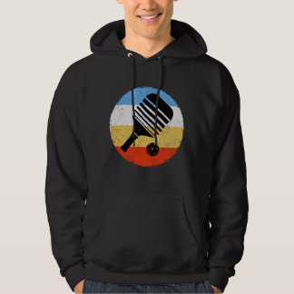 Vintage Coloured Retro Pickleball Hoodie
