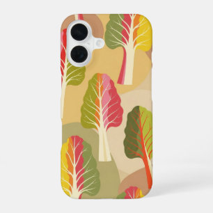 Vintage Colourful Chard Pattern iPhone 16 Case