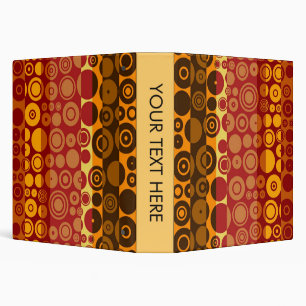 Vintage Colourful Fifties Abstract Art 2 Binder