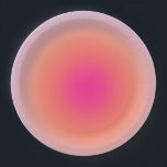 Vintage Colourful Gradient Paper Plate<br><div class="desc">Gradient Design - Aura Effect - Green,  Lilac,  Orange And Pink Ombre.</div>