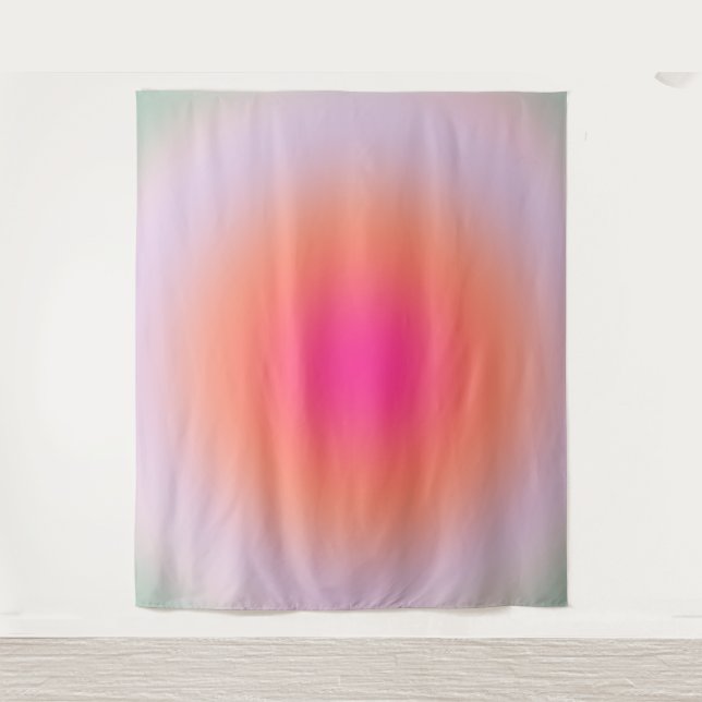 Vintage Colourful Gradient Tapestry (Front)