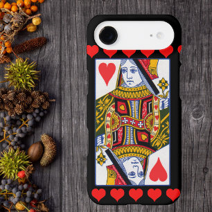 Vintage Colourful Ornate Queen With Hearts