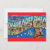 Vintage Colourful Philadelphia