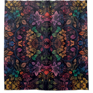 Vintage colourful Rainbow Floral 