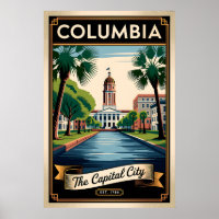Vintage Columbia South Carolina The Capital City
