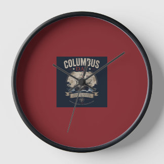 Vintage Columbus Day 1492 Sailing Ship Clock