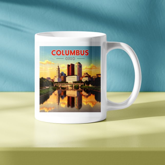 Vintage Columbus Ohio Coffee Mug (Creator Uploaded)
