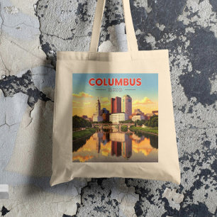 Vintage Columbus Ohio Tote Bag