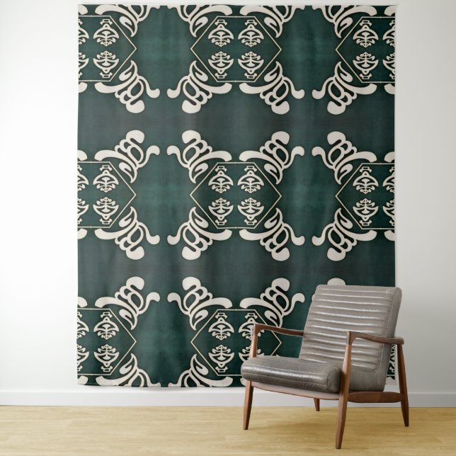 Vintage Combinaisons Ornementales Art Pattern Tapestry (In Situ)