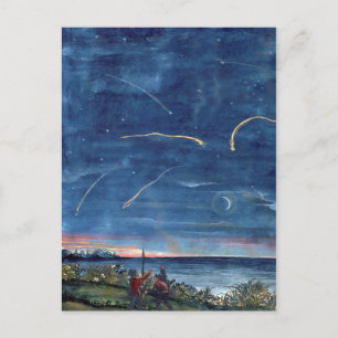 Vintage Comet Book Illustration Etoiles Couzantes Postcard