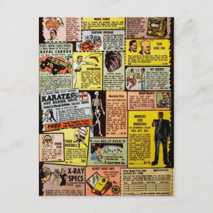 Vintage Comic Mail Order Advertisement Postcard