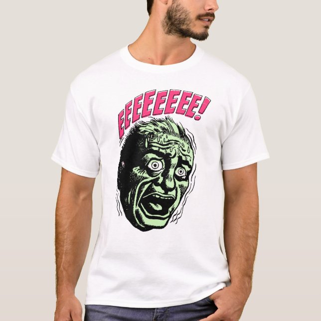 Vintage Comic Scared Guy T-Shirt (Front)