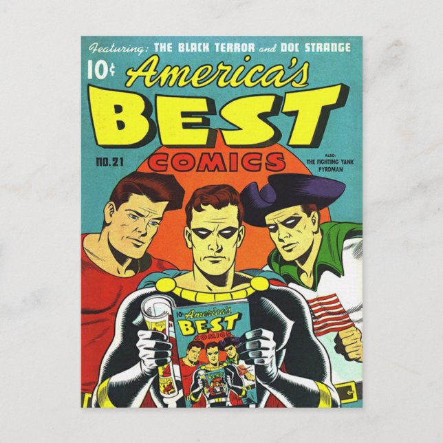 Vintage comic strips - postcard (Front)