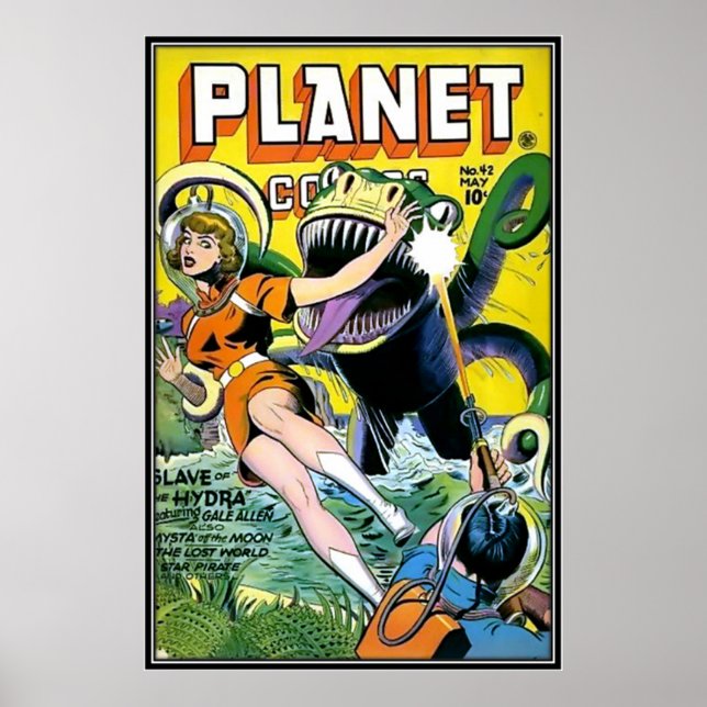 Vintage comic strips - poster (Front)