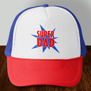 Vintage Comic Super Dad Father's Day Hat