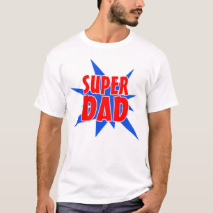 Vintage Comic Super Dad Father's Day T-Shirt