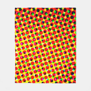 vintage comics colourful halftone backgroundabstra fleece blanket