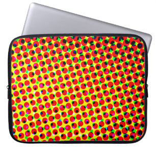vintage comics colourful halftone backgroundabstra laptop sleeve
