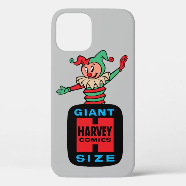 Vintage Comics Logo iPhone 12 Case (Back)
