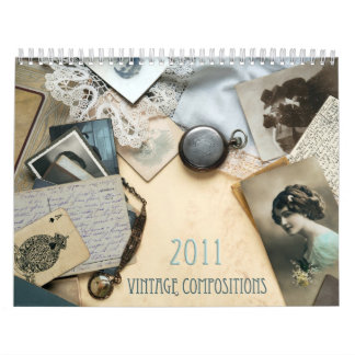 Vintage Composition 2016 Calendar