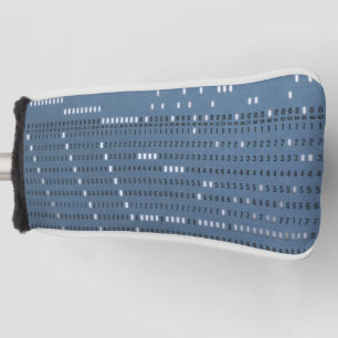 Vintage Computer Punched Card Golf Head Cover