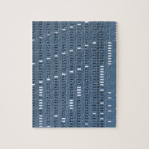 Vintage Computer Punched Card Jigsaw Puzzle