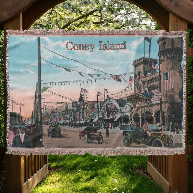 Vintage Coney Island Jeu de couverture (Créateur téléchargé)