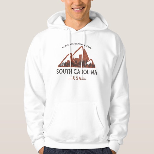 Vintage Congaree National Park South Caroline Hoodie (Front)