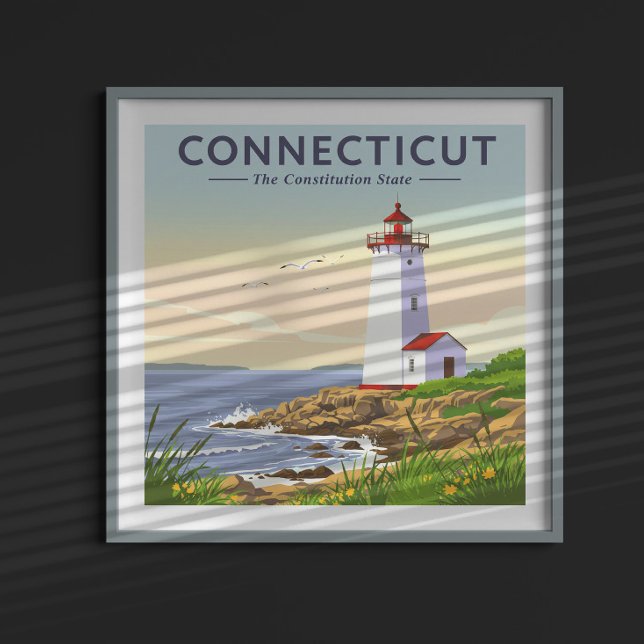 Vintage Connecticut Poster (Creator Uploaded)