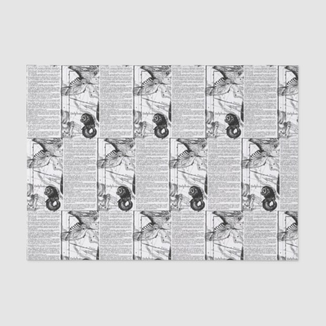 Vintage Constellation Astronomy Tissue Paper (Front)