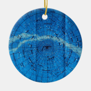 Vintage Constellation Ceramic Ornament