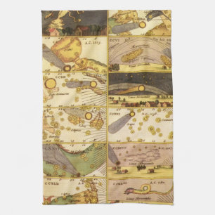 Vintage Constellations, Antique Astronomy & Stars Kitchen Towel