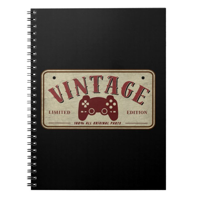 Vintage Controller Limited Edition Original Parts Notebook (Front)