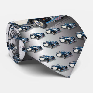 Vintage Convertible Automobile Tie