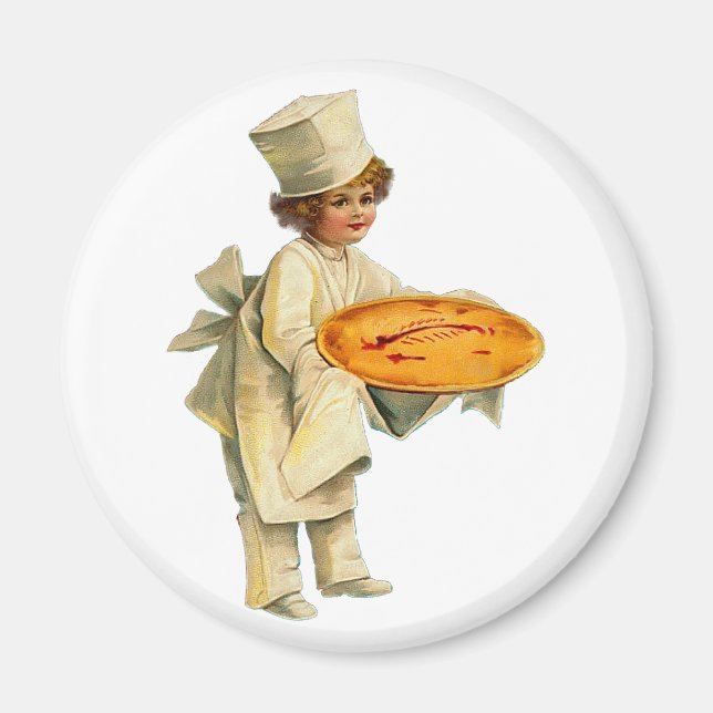 Vintage Cook Magnet (Front)