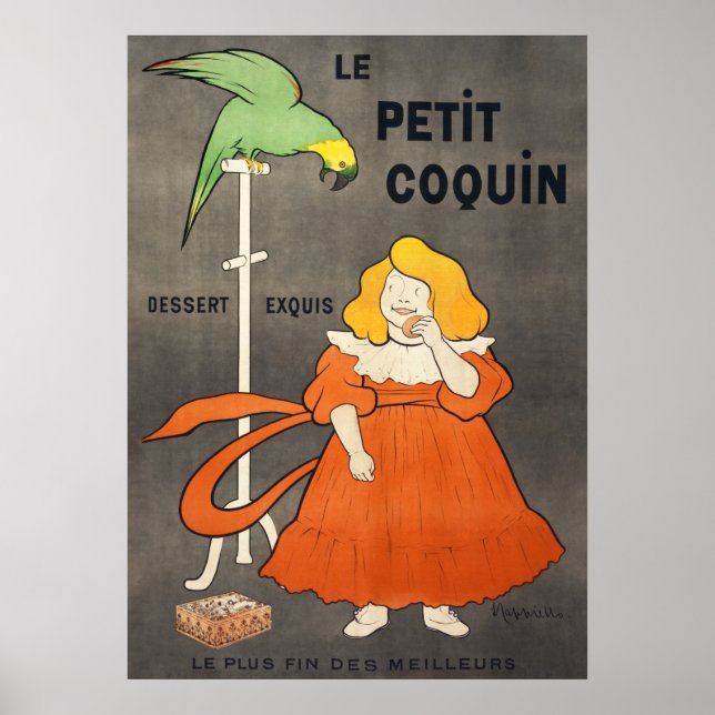 Vintage Cookie Advertisement Poster (Front)