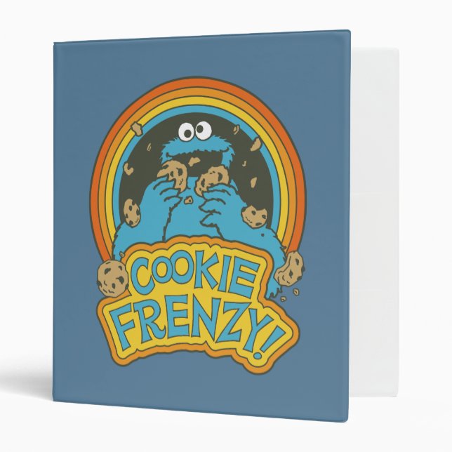 Vintage Cookie Monster | Cookie Frenzy Binder (Front/Inside)