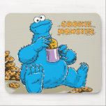 Vintage Cookie Monster Eating Cookies Mouse Pad<br><div class="desc">Cookie Monster goes crazy over cookies!           ©  2014 Sesame Workshop. www.sesamestreet.org</div>