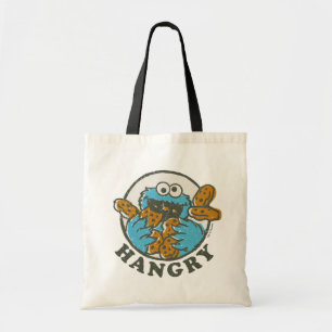 Vintage Cookie Monster   Hangry Tote Bag