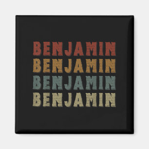 Vintage Cool Benjamin First Name Funny Love Heart  Magnet